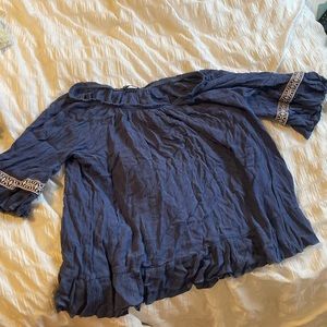 Off the shoulder blouse